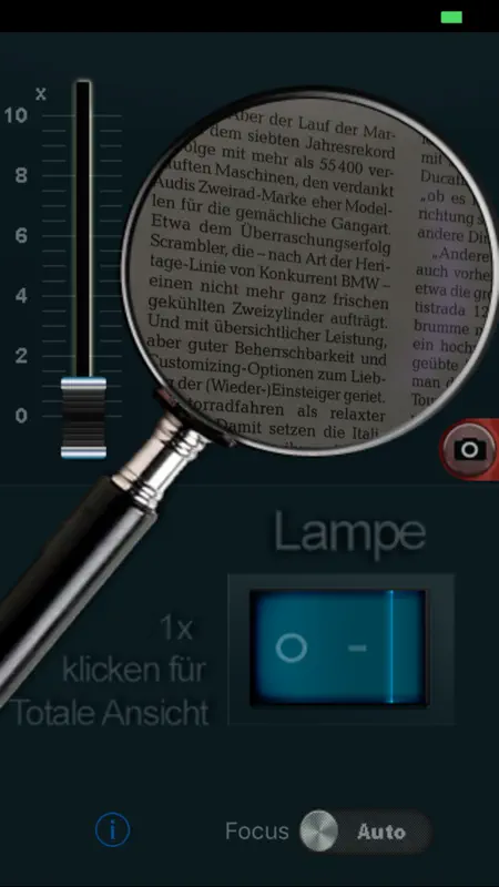 Lupe mit Licht+Zoom screenshot 3 of 5