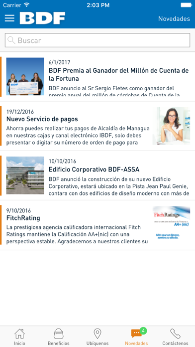 iBDF Móvil Screenshot