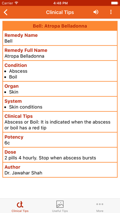 Homeopathy Clinical Tips Screenshot