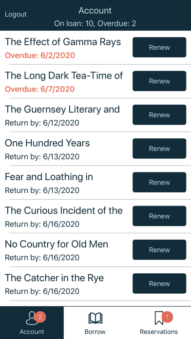 Screenshot 2 of Albury Libraries Mobile Loans App