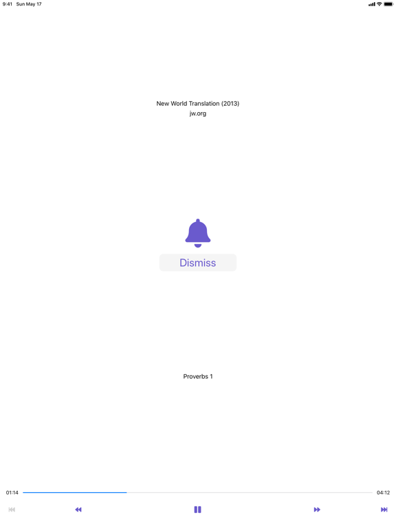 Bible Alarm iPad screenshot 3 - Utilities app
