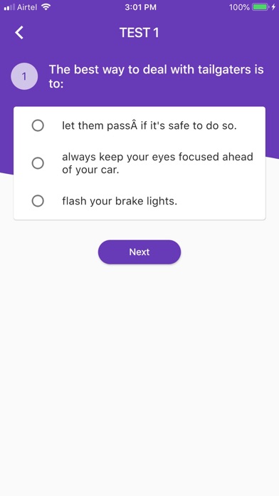 DMV Practice Test New York Screenshot
