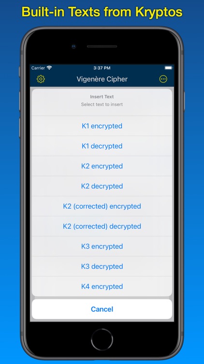 Kryptos Tools - Vigenère screenshot-3