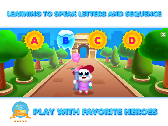 Alphabet flash cards iPad screenshot 5 - Games app