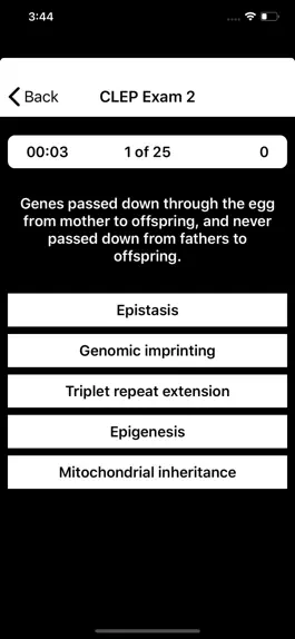 Game screenshot CLEP Biology Prep 2022-2023 apk