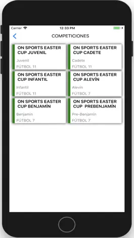 Game screenshot OnSports Competiciones apk