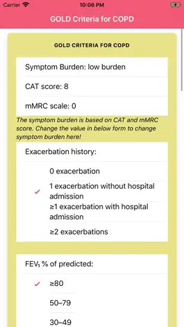 Game screenshot GOLD Criteria for COPD mod apk