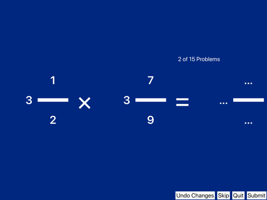 Practice2Master Fractions iPad screenshot 4 - Education app