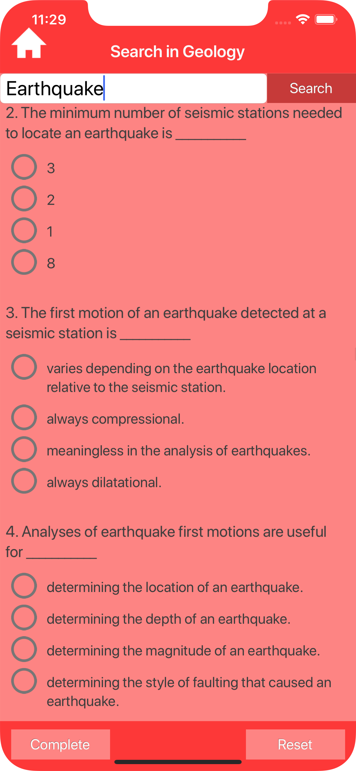 Geology Quizzes screenshot 7
