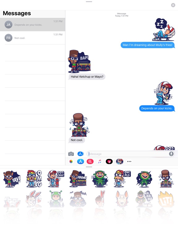 Screenshot #5 pour Subway Minifig Stickers