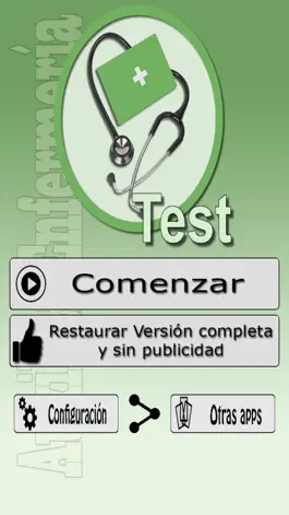 Game screenshot TestOpos Auxiliar Enfermería mod apk