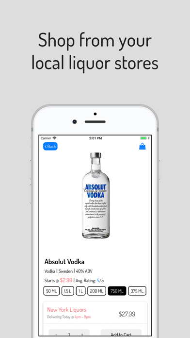 Drinkerrs: Liquor Delivery Screenshot