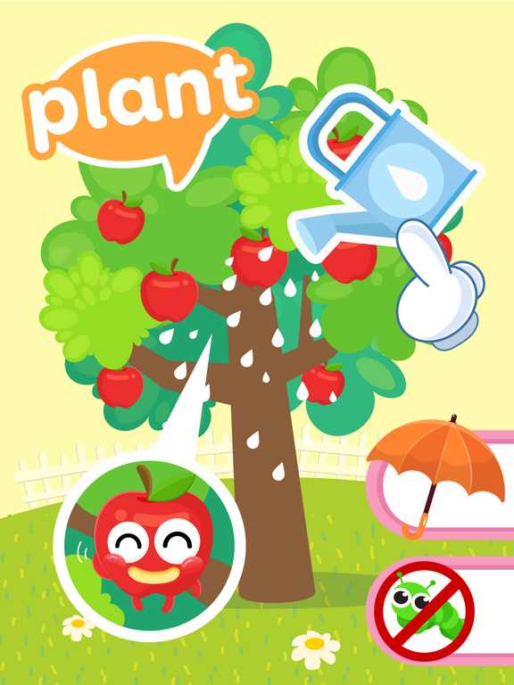 CandyBots Fruits Garden Kids 3 iPad screenshot