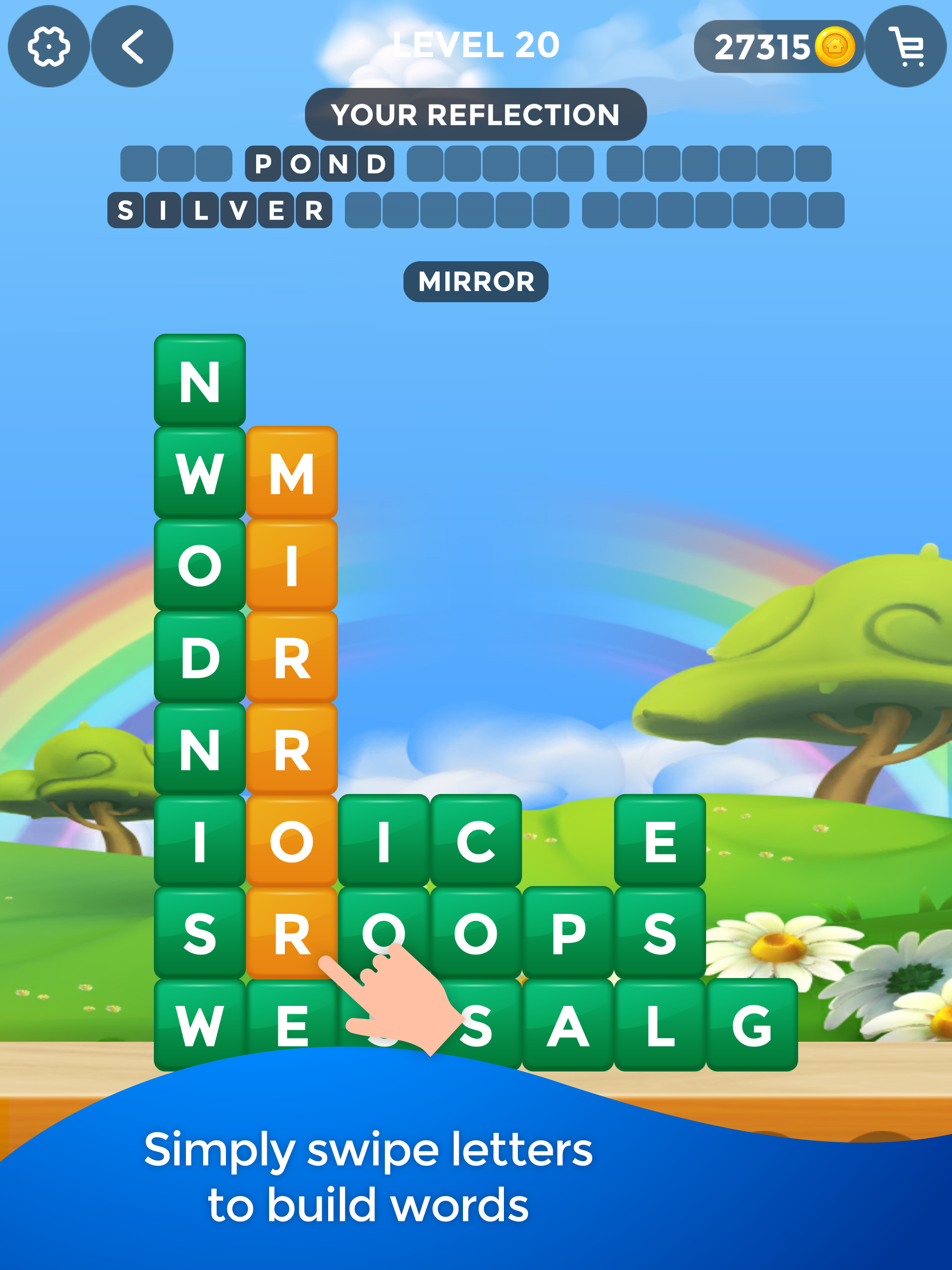 Word Swipe Connect: Stacks