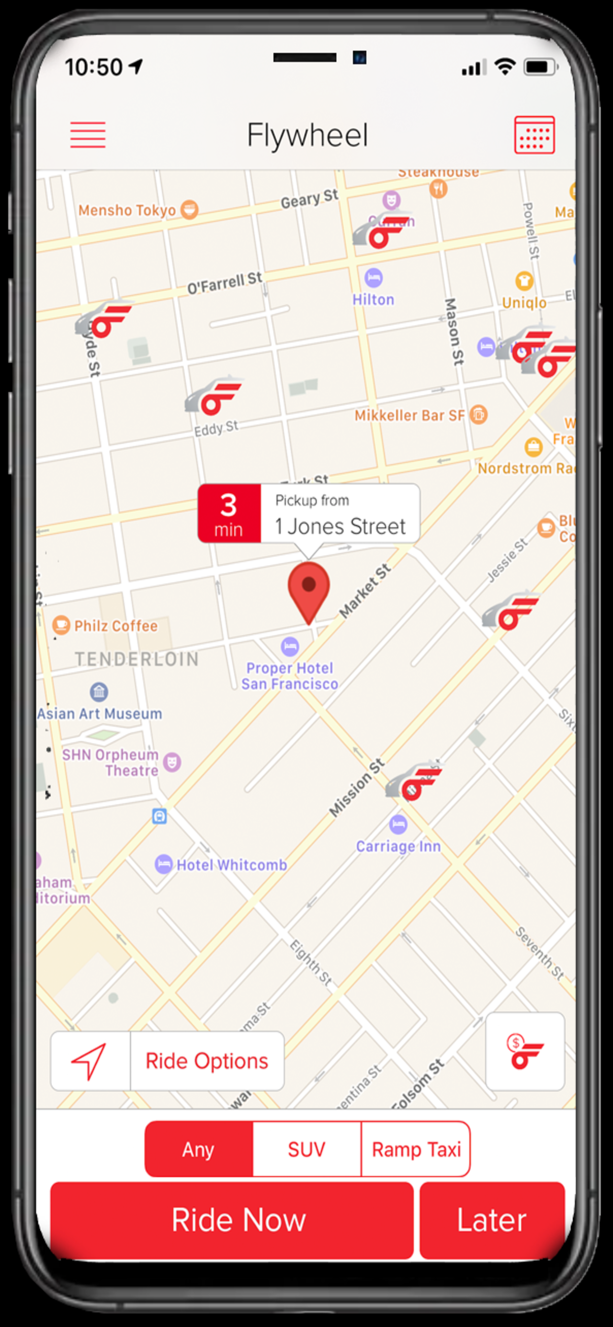 Flywheel - The Taxi App