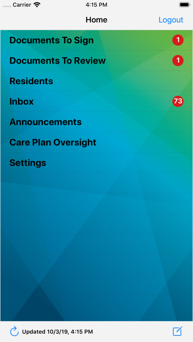 Netsmart iCare Screenshot