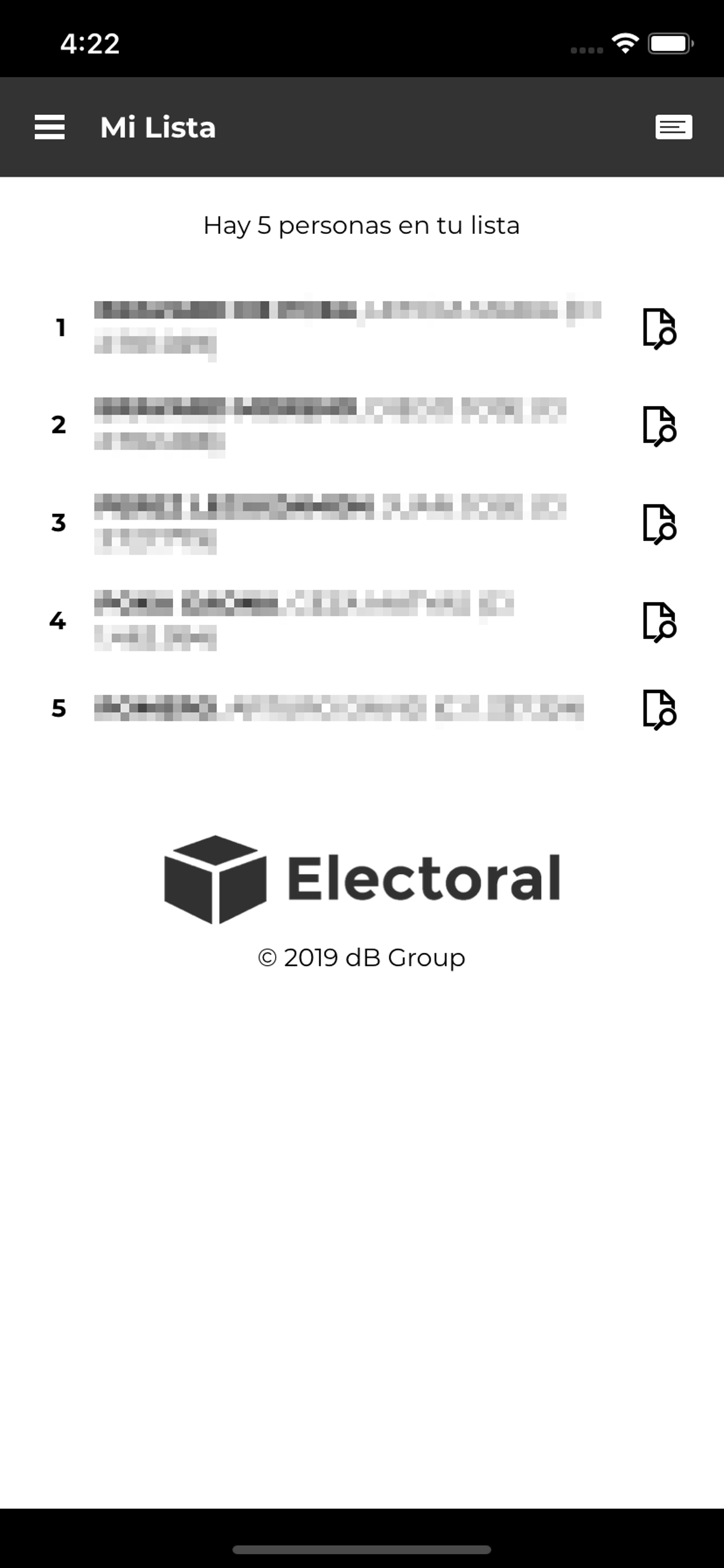 Electoral screenshot 4