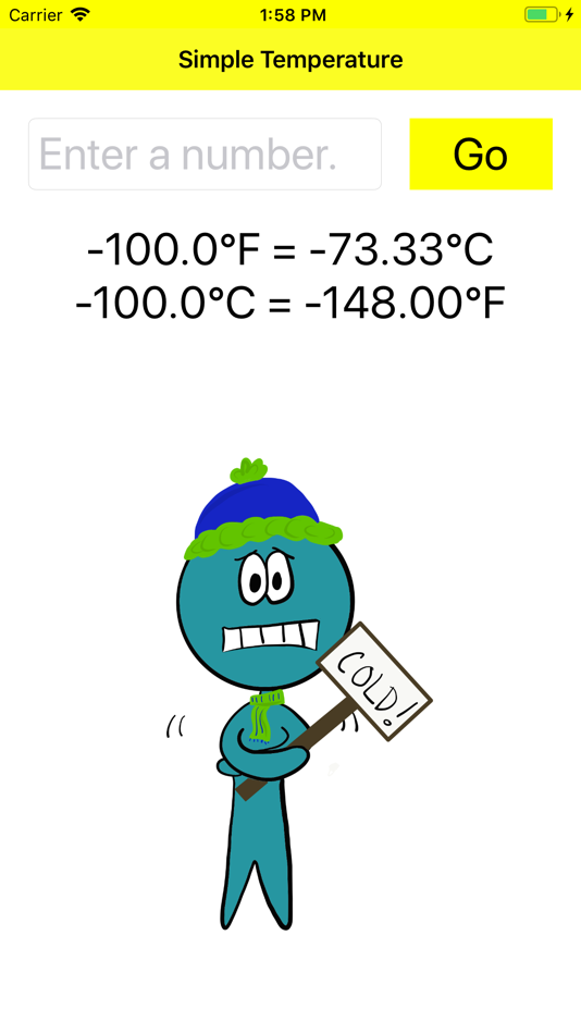#5. Simple Temperature (iOS) Bởi: Joseph Palmer
