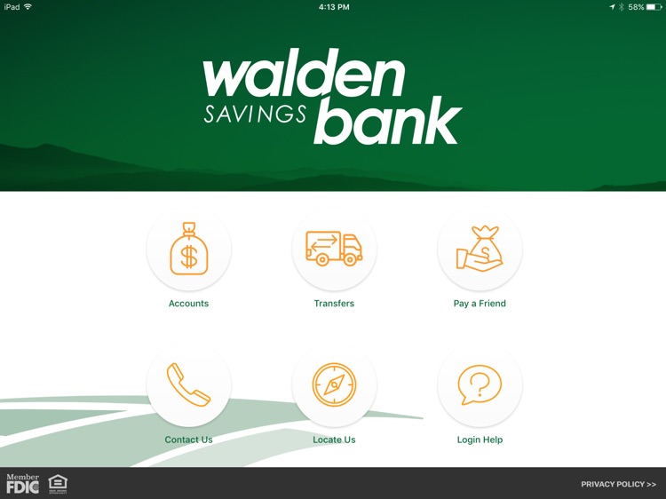 Walden Savings Bank for iPad