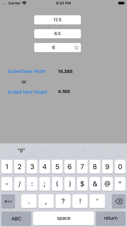 Scaling for a New Size