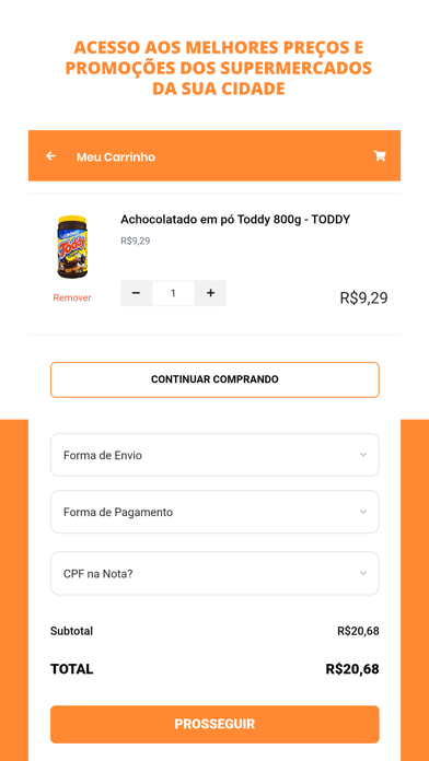 AppMercados Screenshot