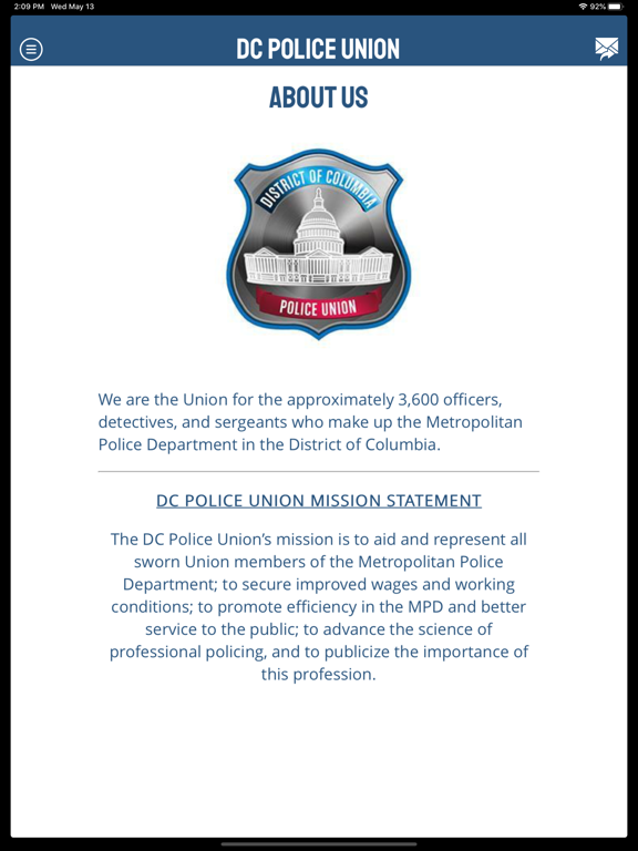 DC Police iPad screenshot 5 - Business app