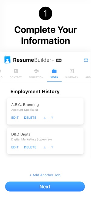 Resume Builder+ Professional(圖1)-速報App
