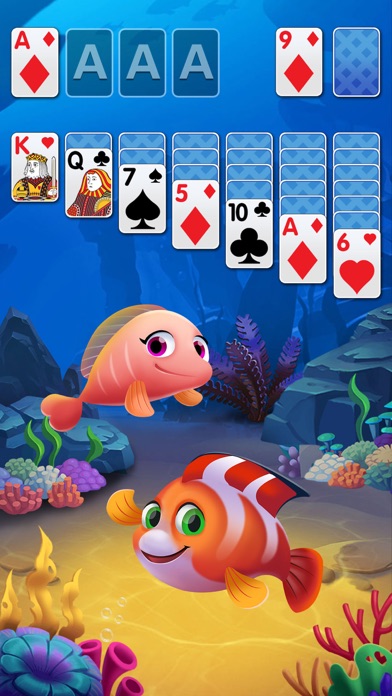 Solitaire Fish Klondike Card Screenshot