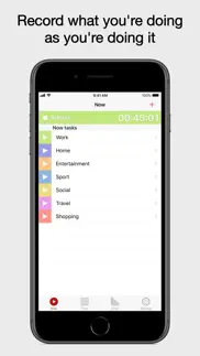 now then time tracking pro iPhone Captures Décran 3