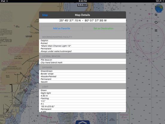 Screenshot #5 pour Florida Nautical Charts GPS HD