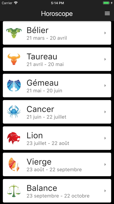 Screenshot #1 pour Horoscope 2020