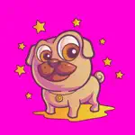 Pug Lovers Stickers App Cancel