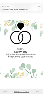 Attend: Wedding App screenshot 3