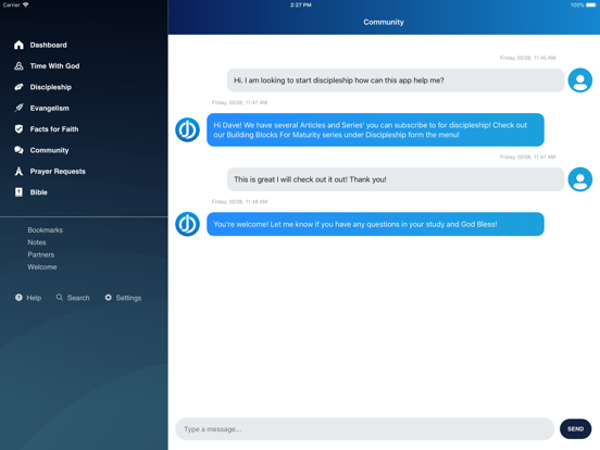 JO App (JesusOnline) iPad screenshot 6 - Lifestyle app