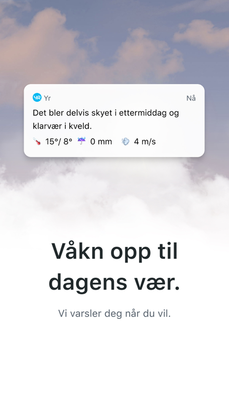 Yr.no App Store screenshot 6