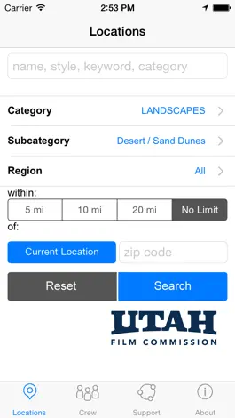Game screenshot Utah Film Commission apk