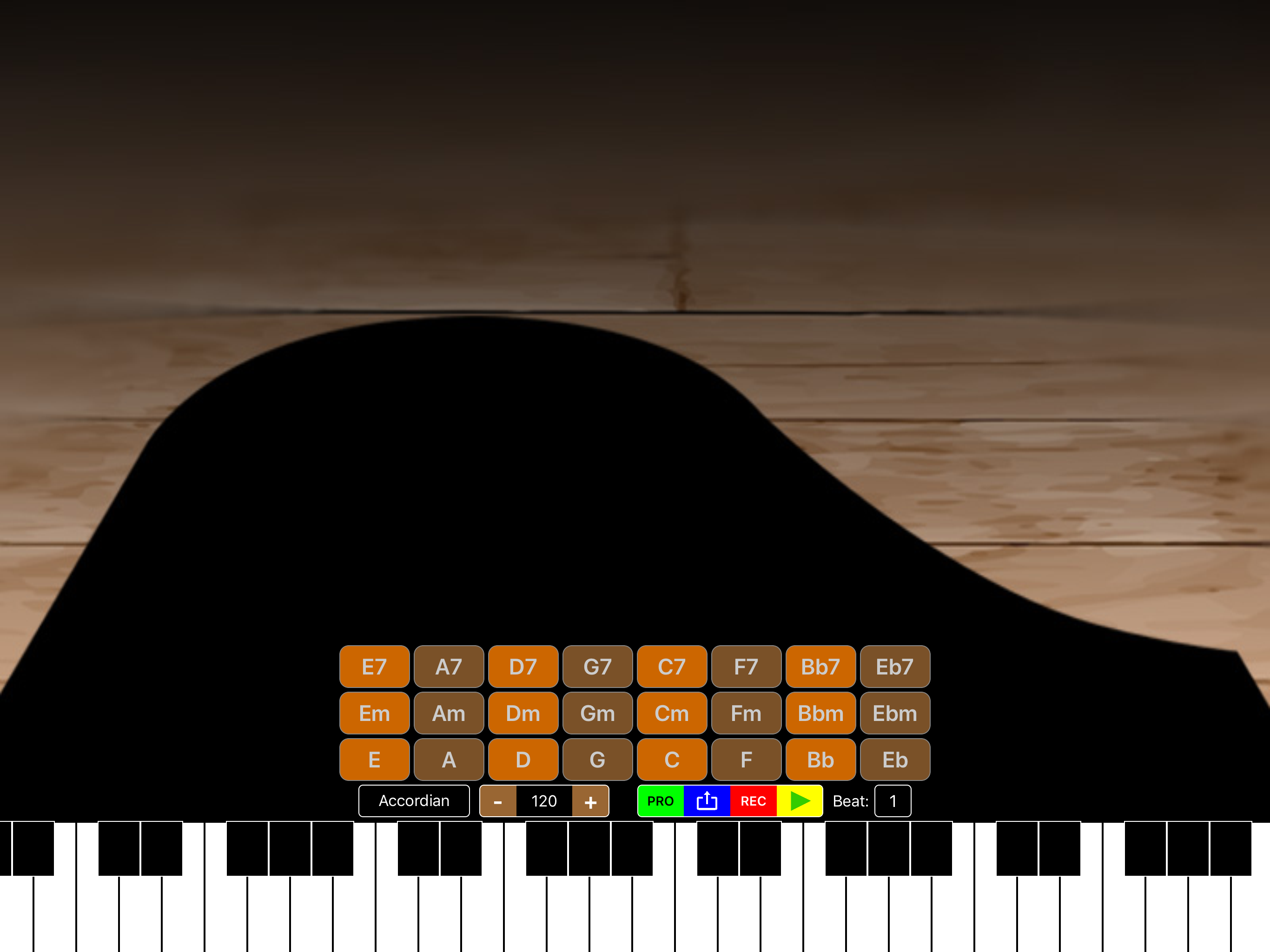 Chord Player Keyboard screenshot 4