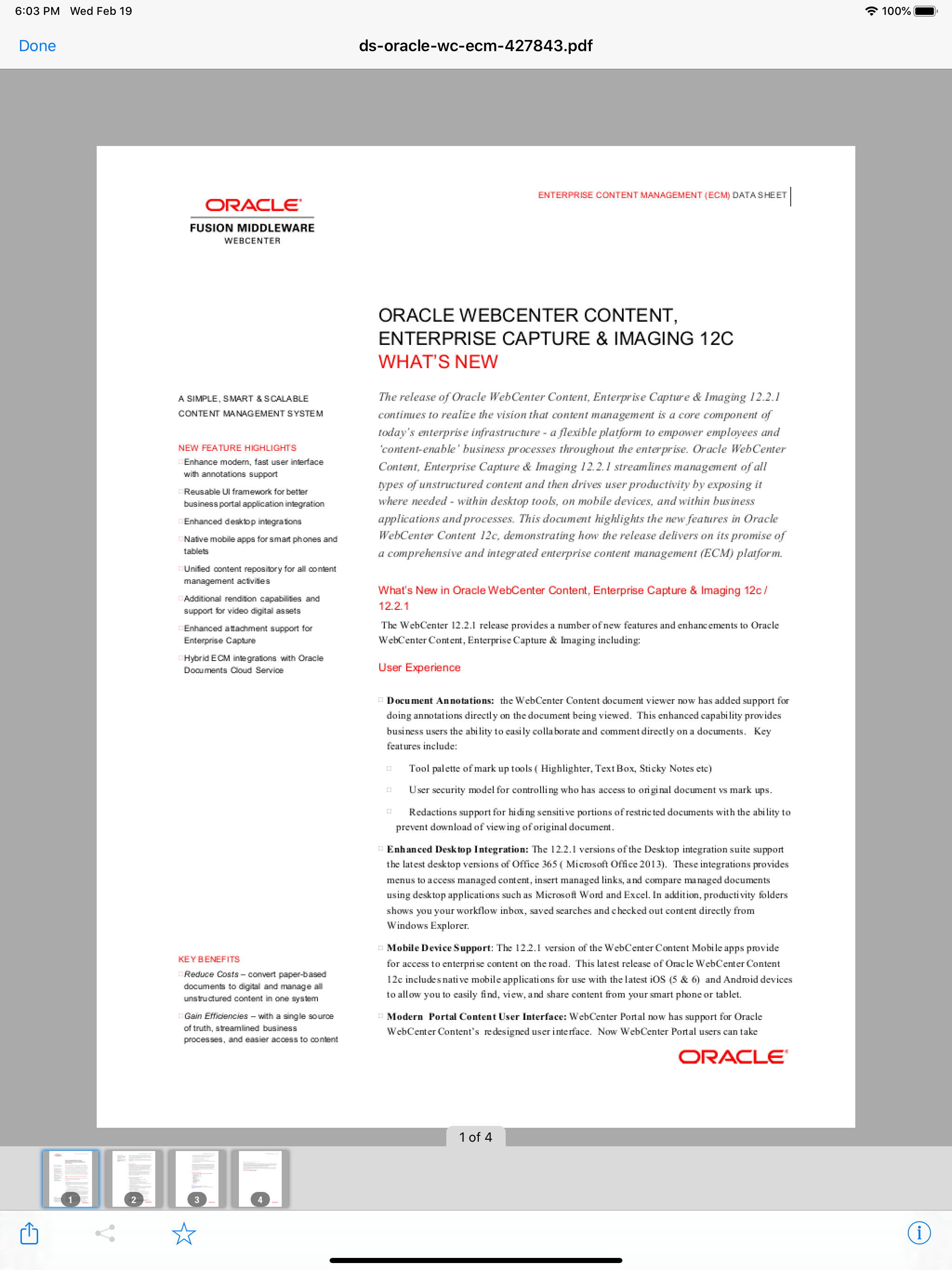 Oracle WebCenter Content