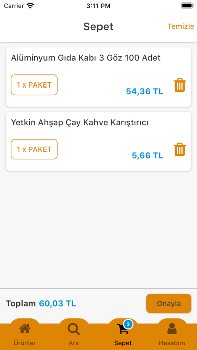 Screenshot #2 pour Fayat Ambalaj,Parti Evi