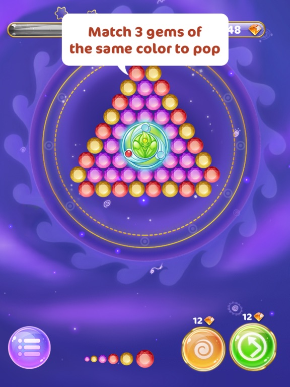 Screenshot #6 pour Bubble Magic Gem