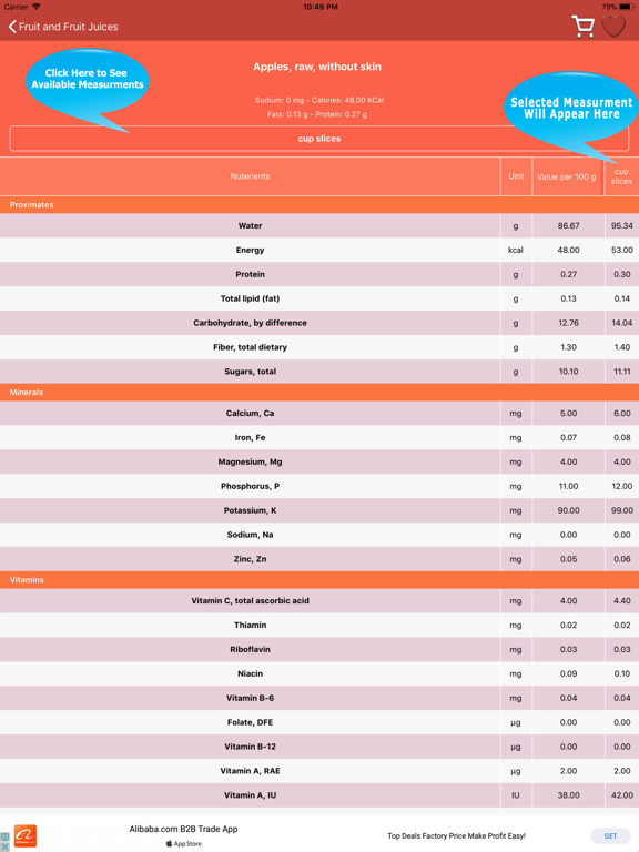 Screenshot #6 pour Sodium In Foods