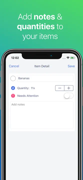 Grocery List ◎: Screenshot 5 von 5