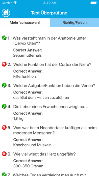Menschliche Körper Anatomie Screenshot