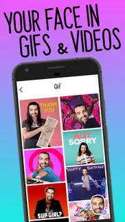 How to cancel & delete faces - video, gif for texting 2