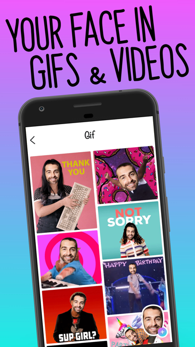 Faces - video, gif for texting Screenshot