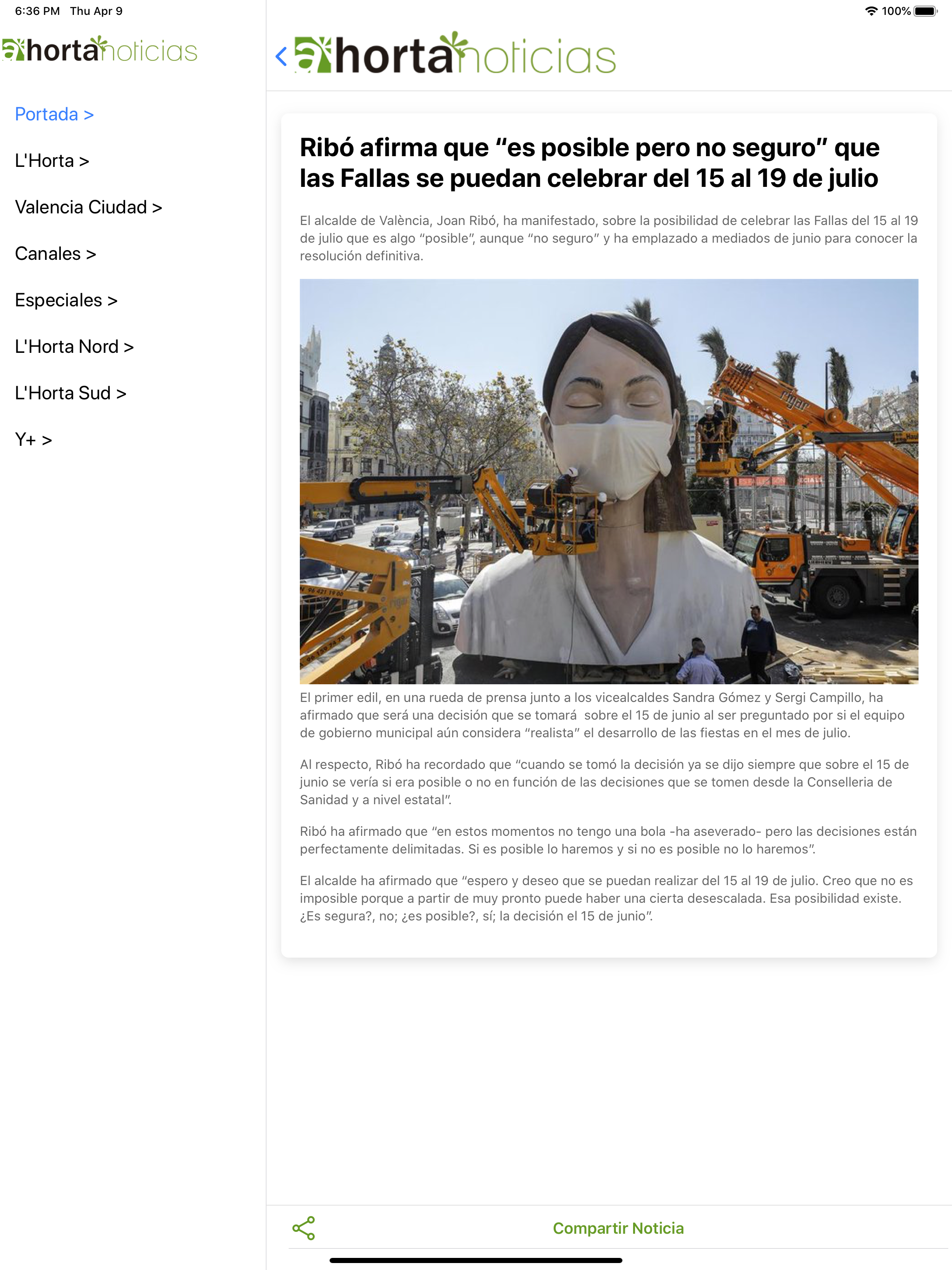 Hortanoticias APP