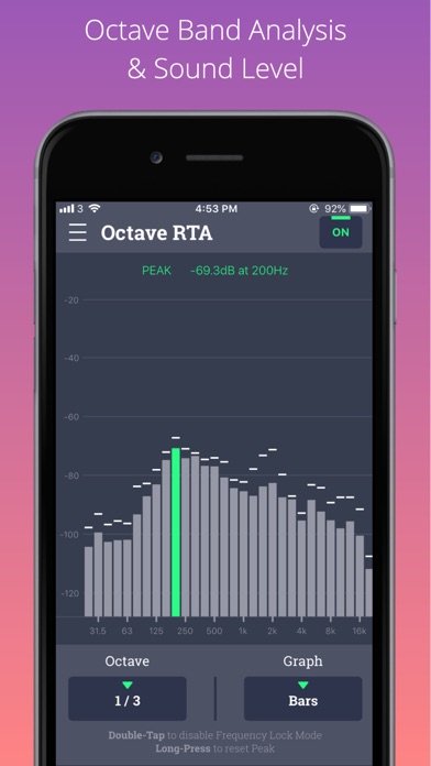 AUDIIO - RTA Analyzer Screenshot
