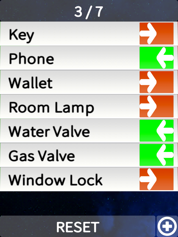 Going Out Check-List