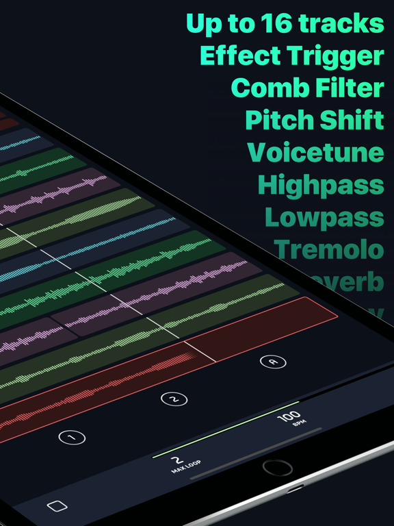 Screenshot #5 pour AudioKit L7 - AUv3 Live Looper