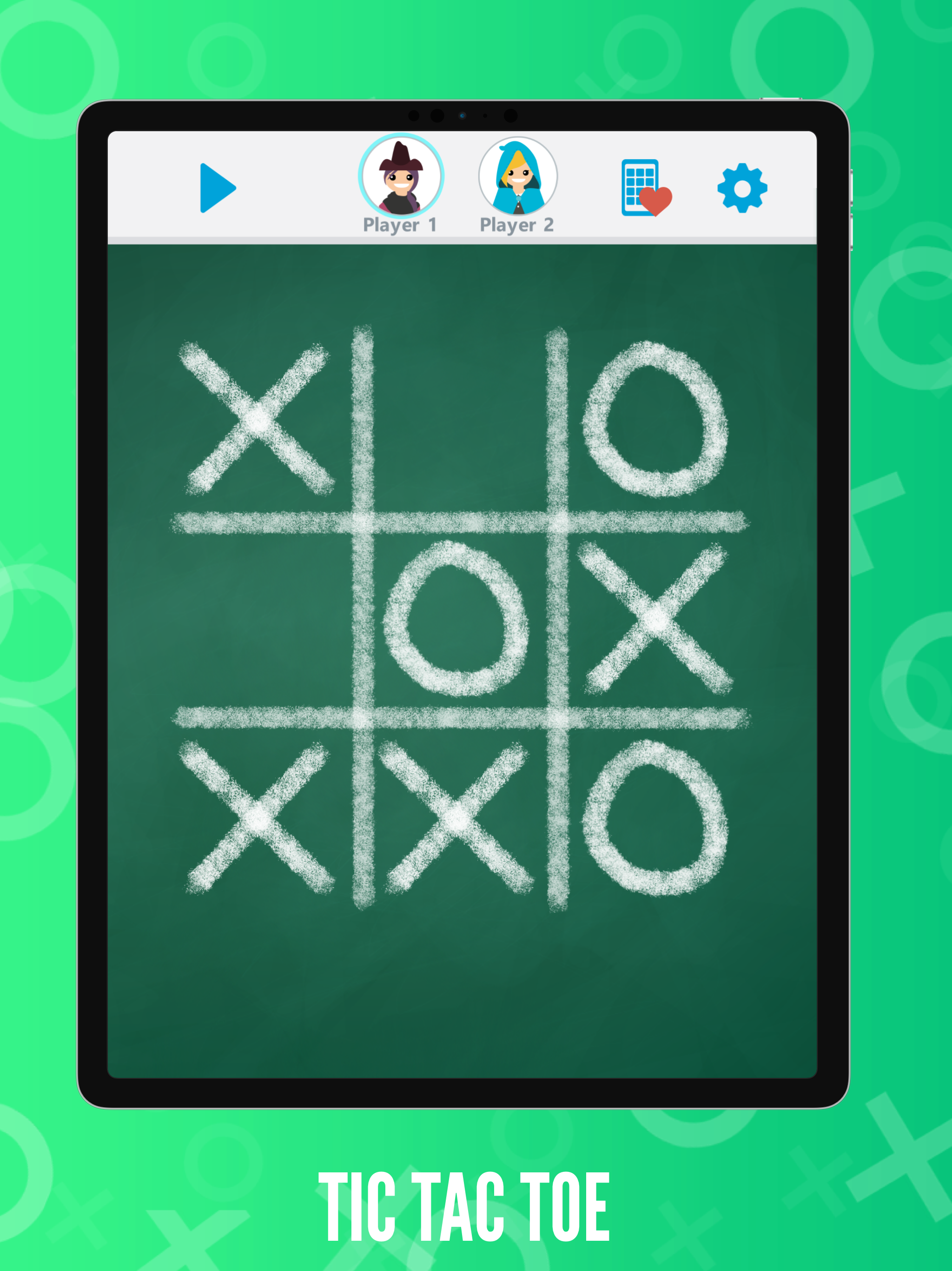 Tic Tac Toe OXO - 2 Player